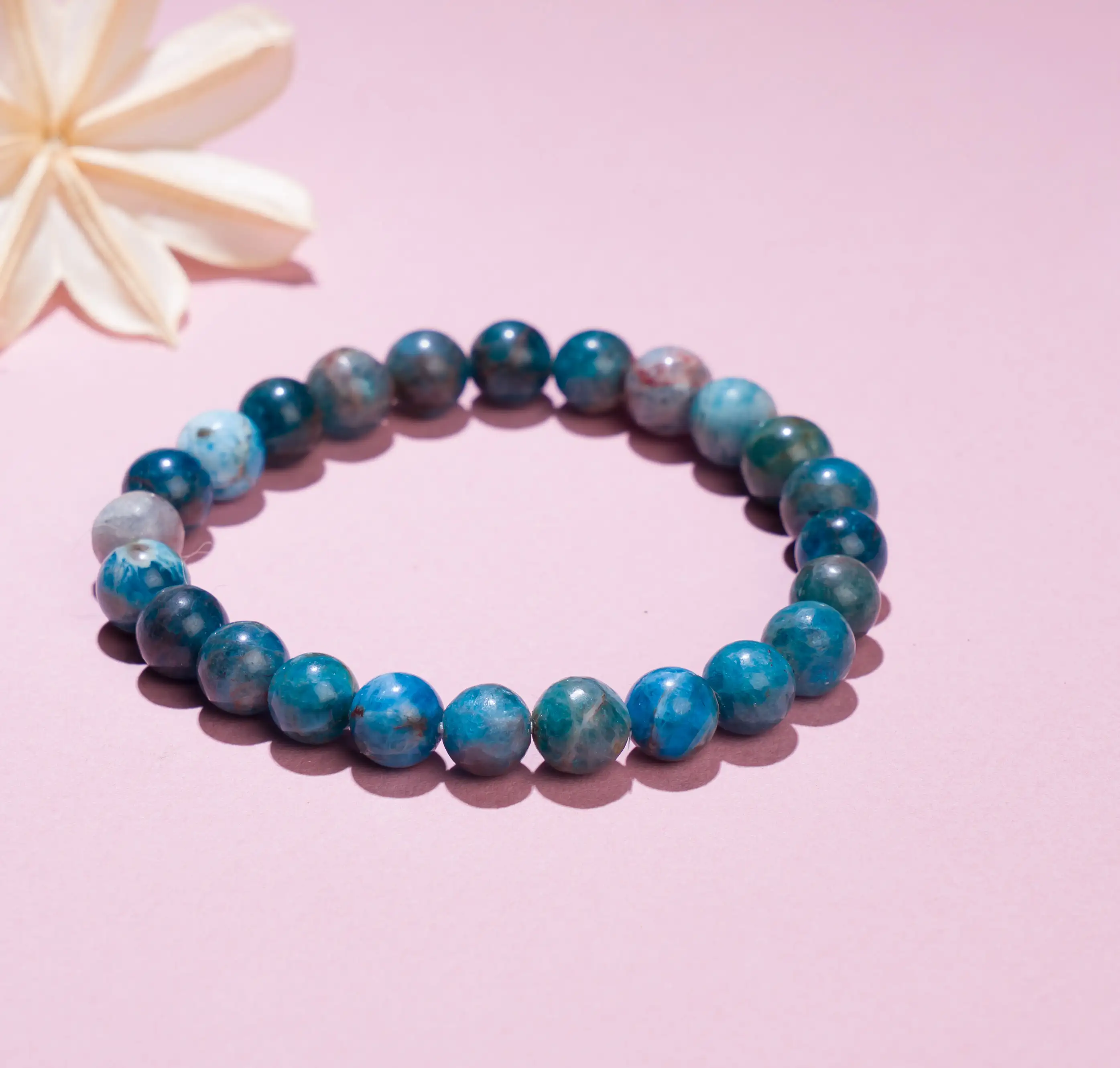 8mm Apatite crystal Stone bracelet