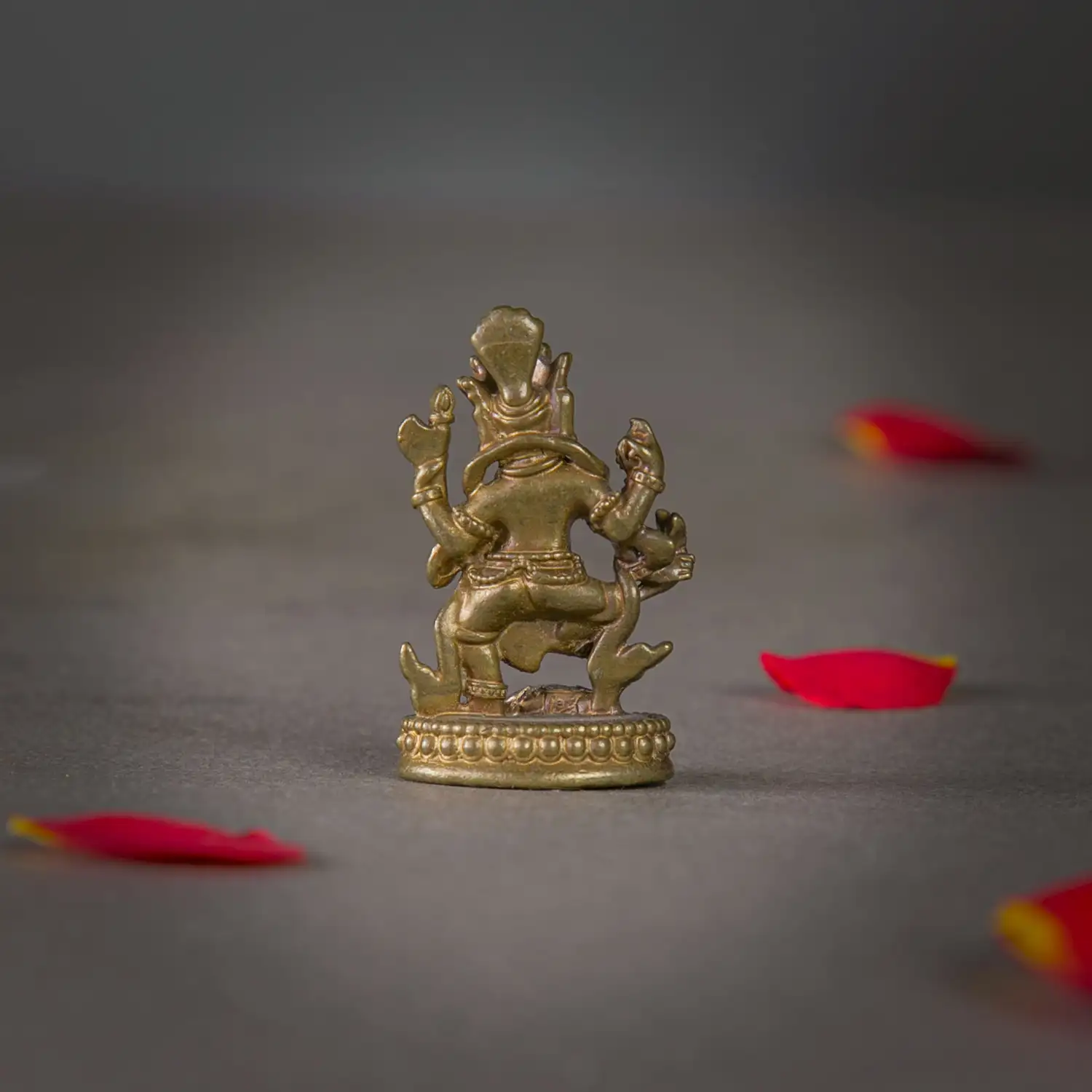 1 inch mini Stylish Dancing Ganesha Idol - image 3