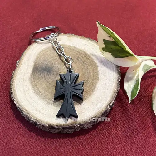 Original Karungali Cross keychain - secondary