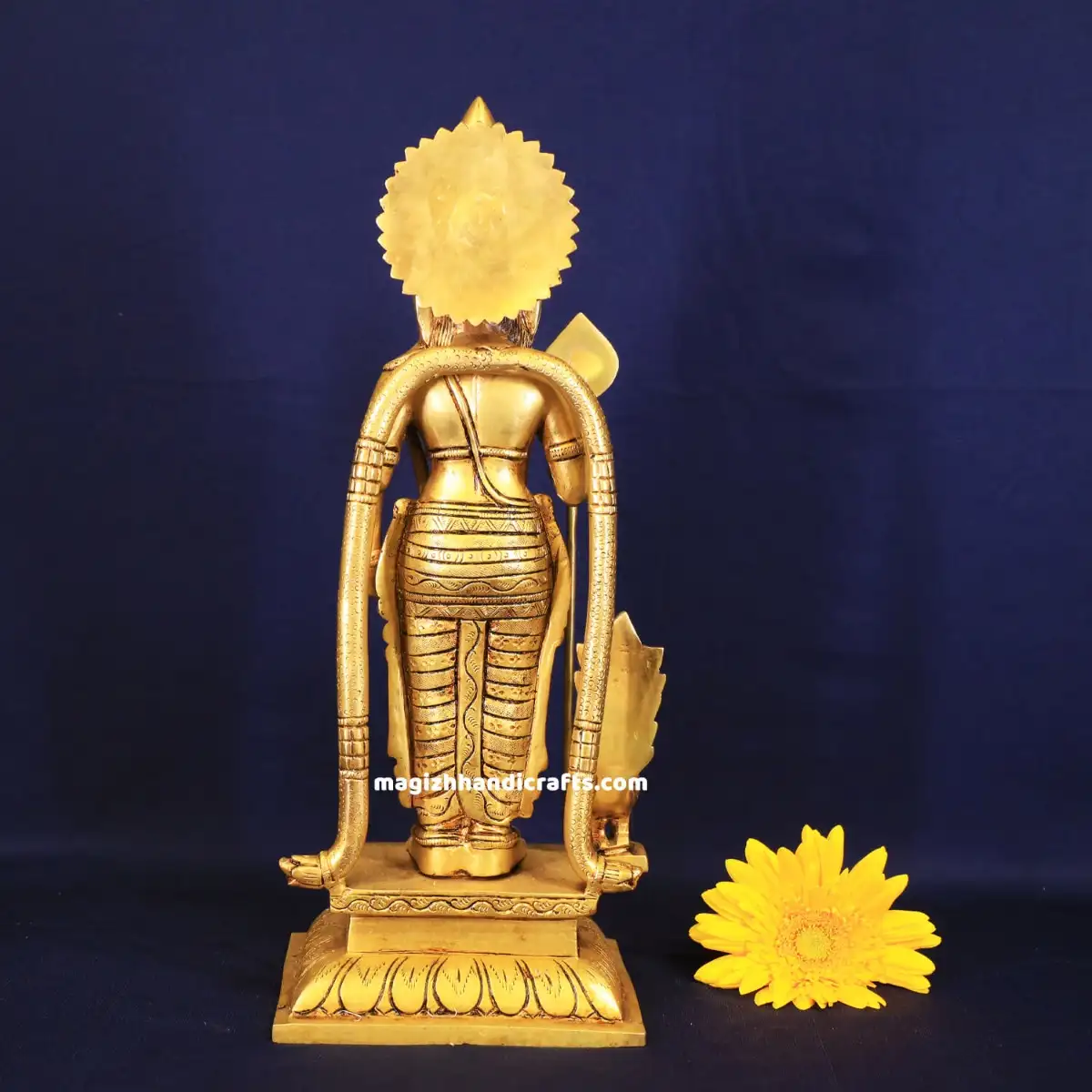 Brass Malaysia Murugan Idol - 15 inches - image 4