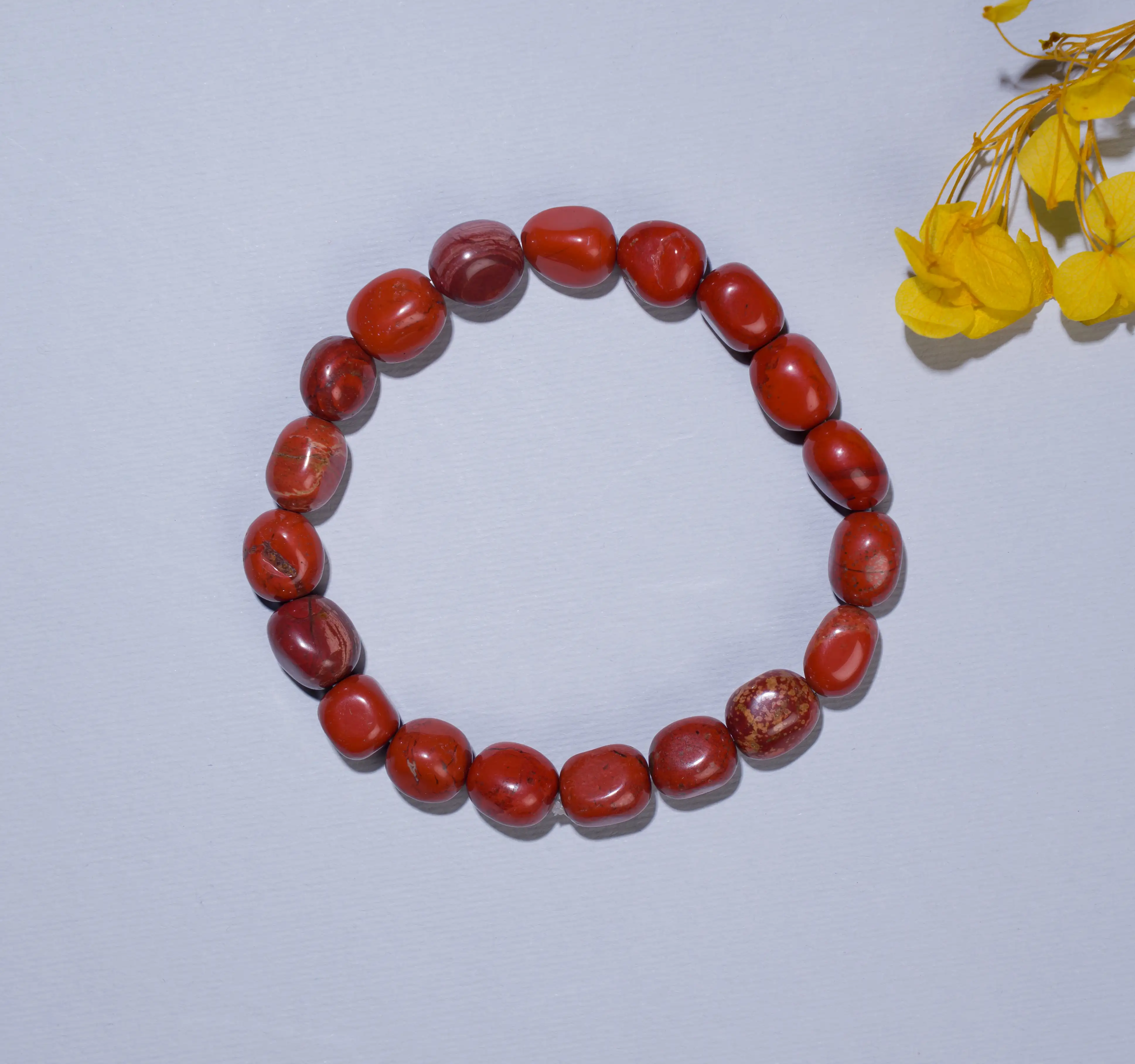 Red jasper crystal Tumble bracelet - image 2