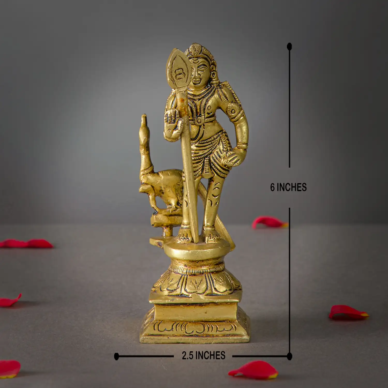 Brass Bala Murugan idol - image 5