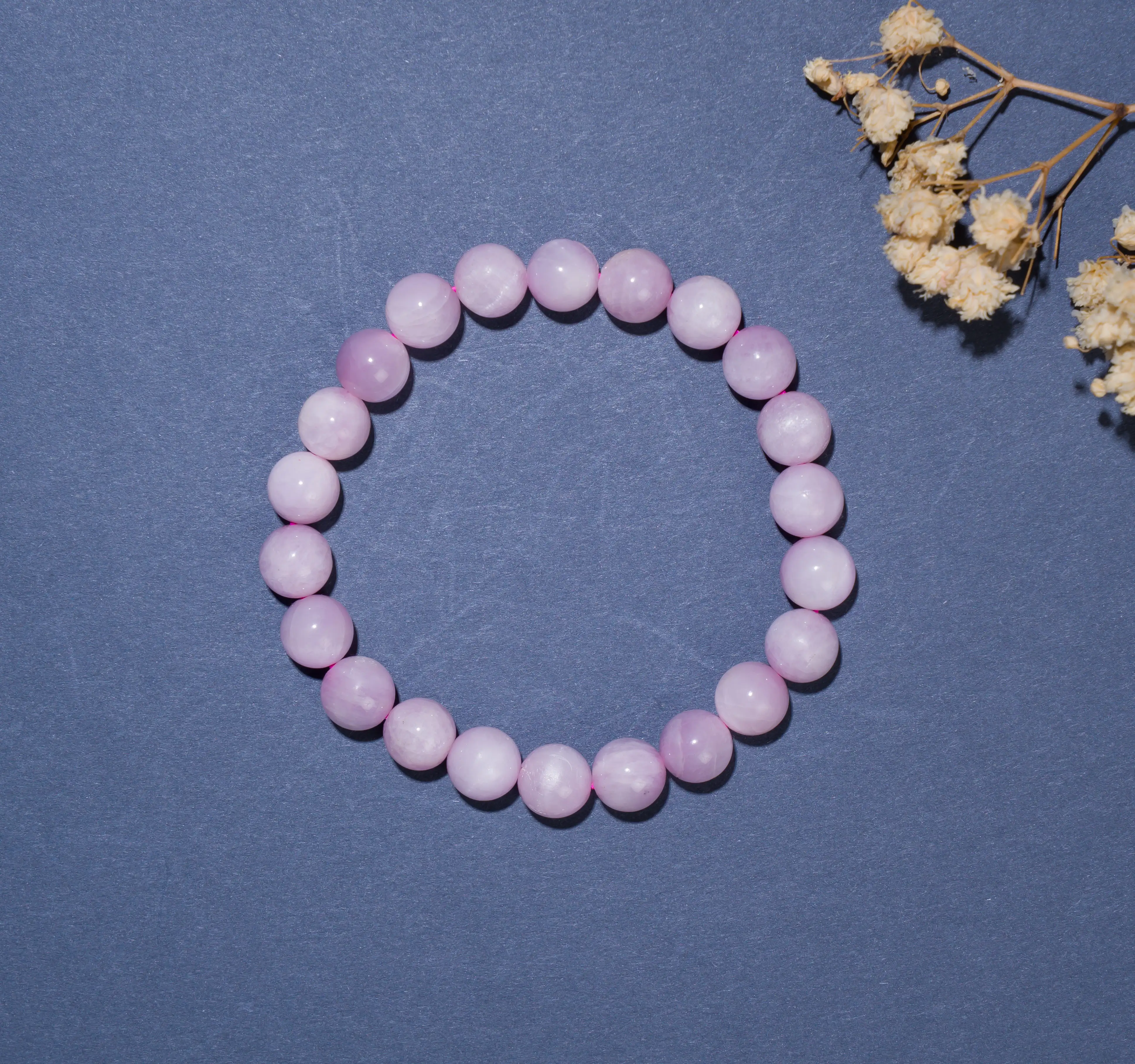 8mm Kunzite crystal bracelet - secondary