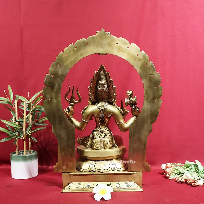 20 inches Frame Brass Mariamman Idol SC - image 4