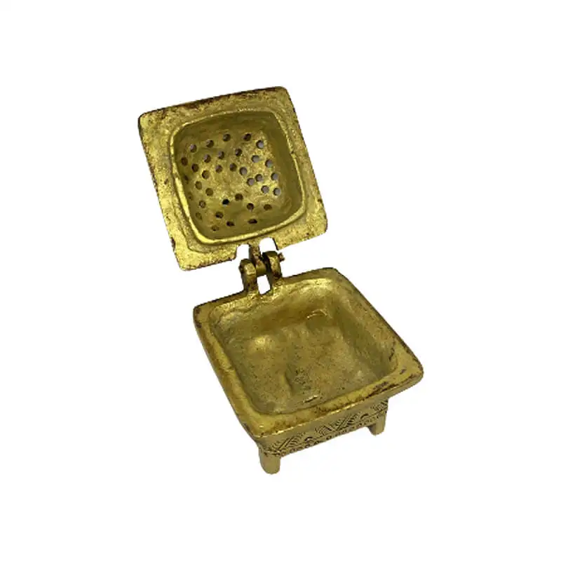 Brass small sambarani holder - image 4