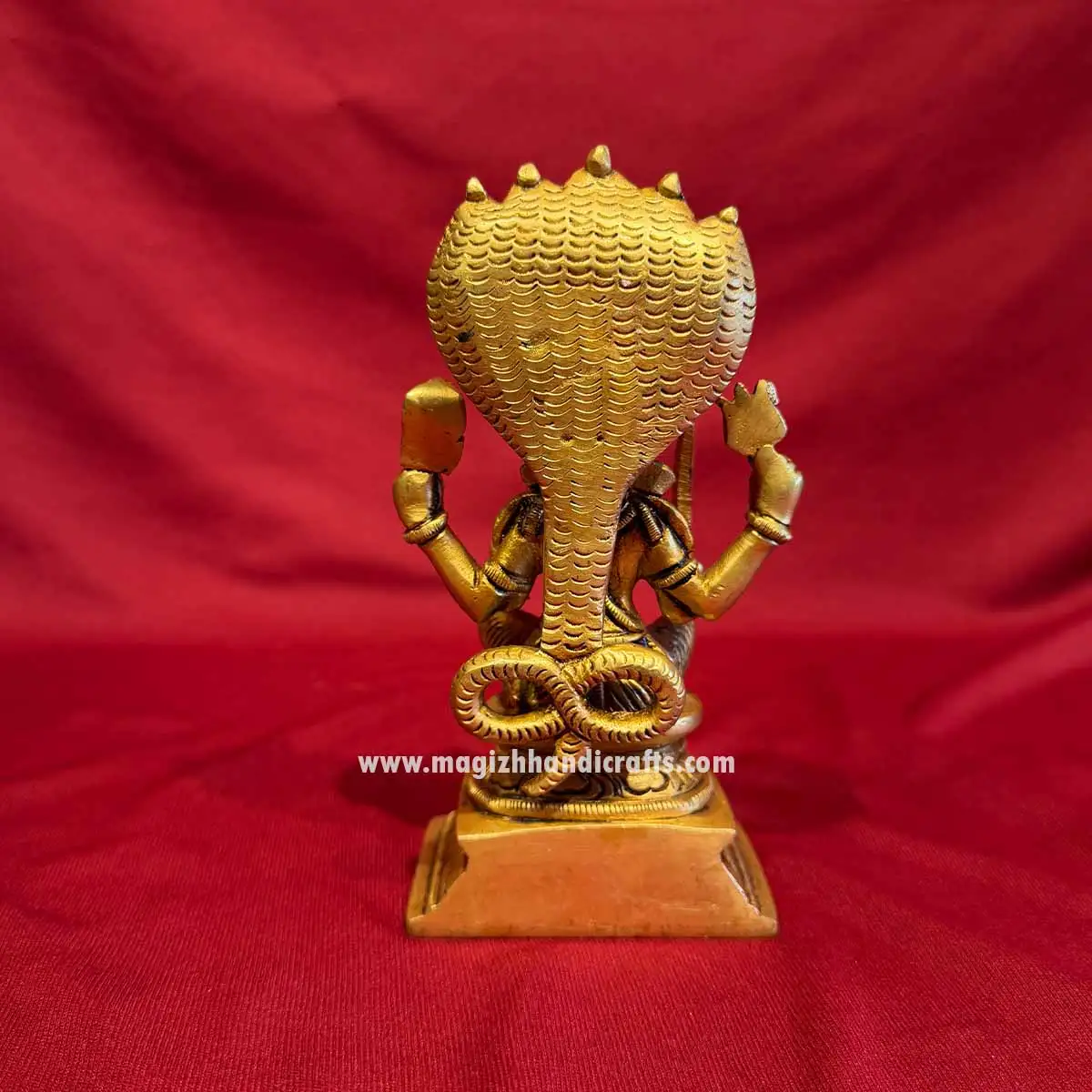 6 inches Brass Karumariamman idol - image 4