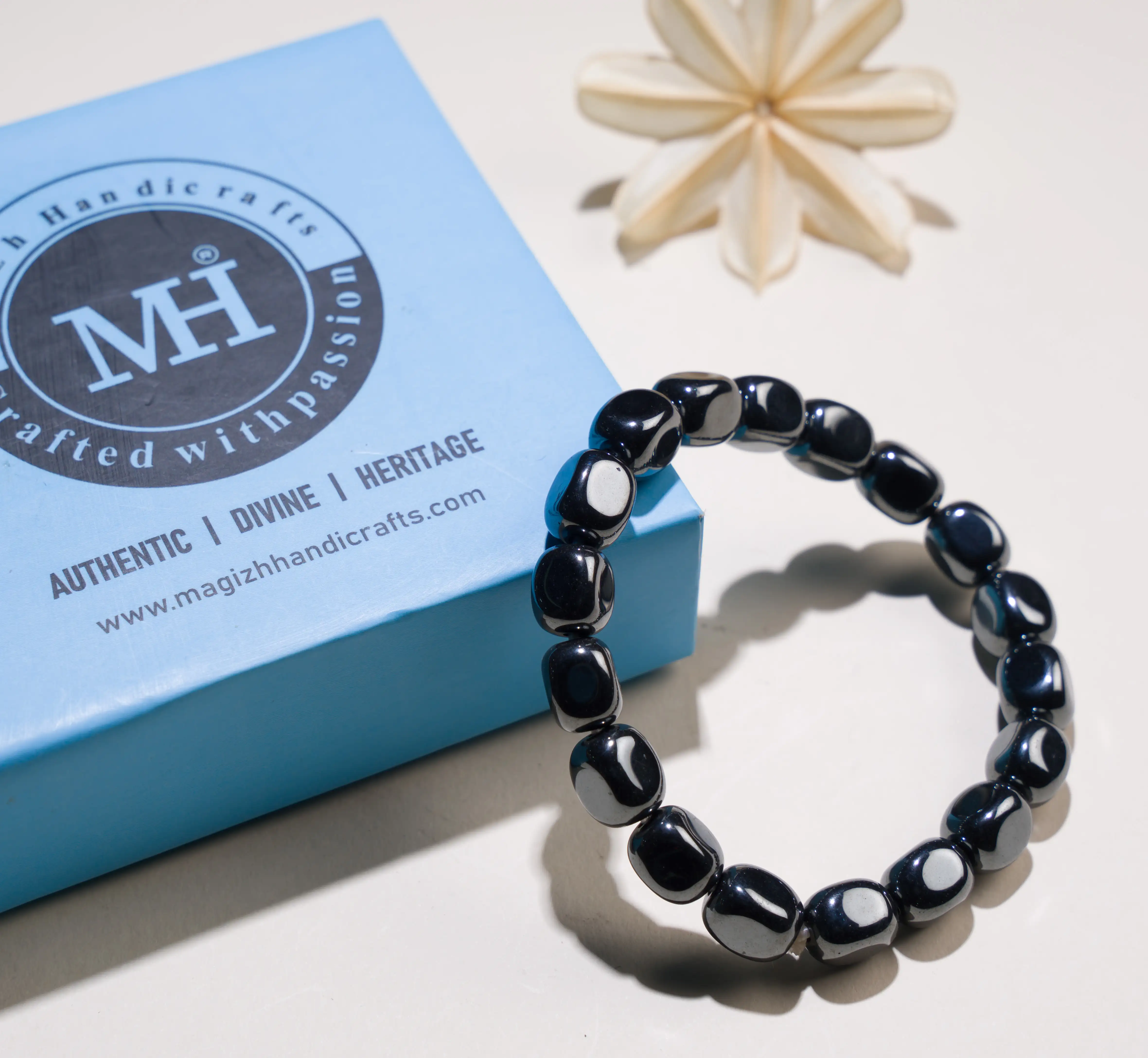 Hematite crystal Tumble bracelet - image 3