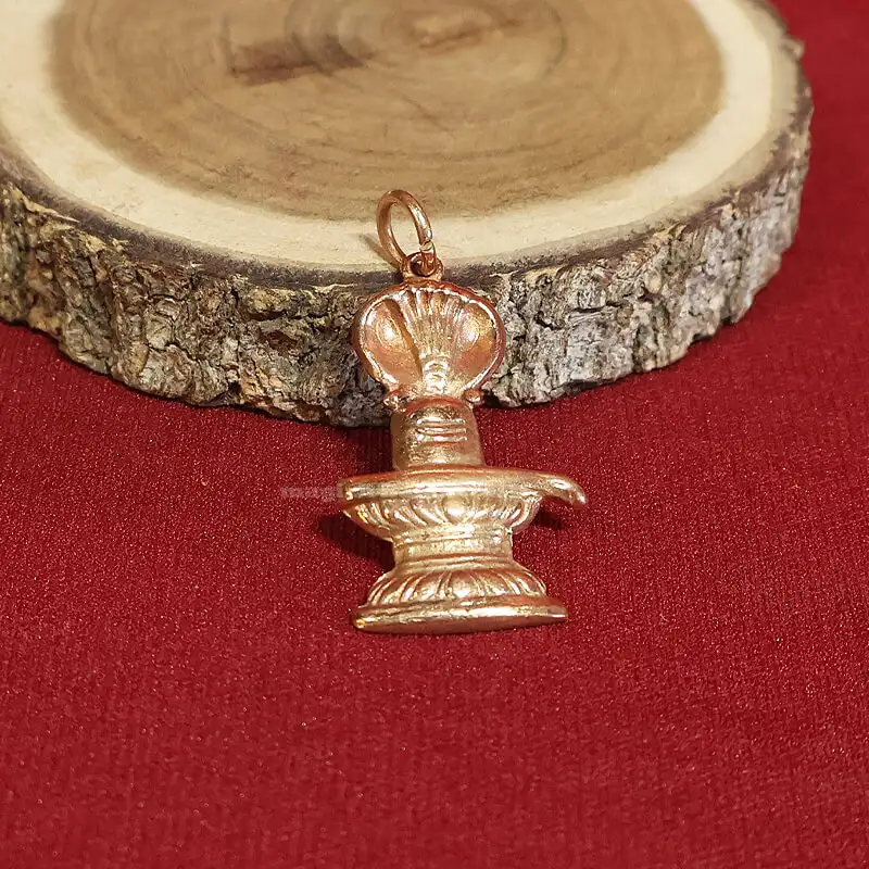 Snake Siva Lingam Aimpon Pendant - secondary