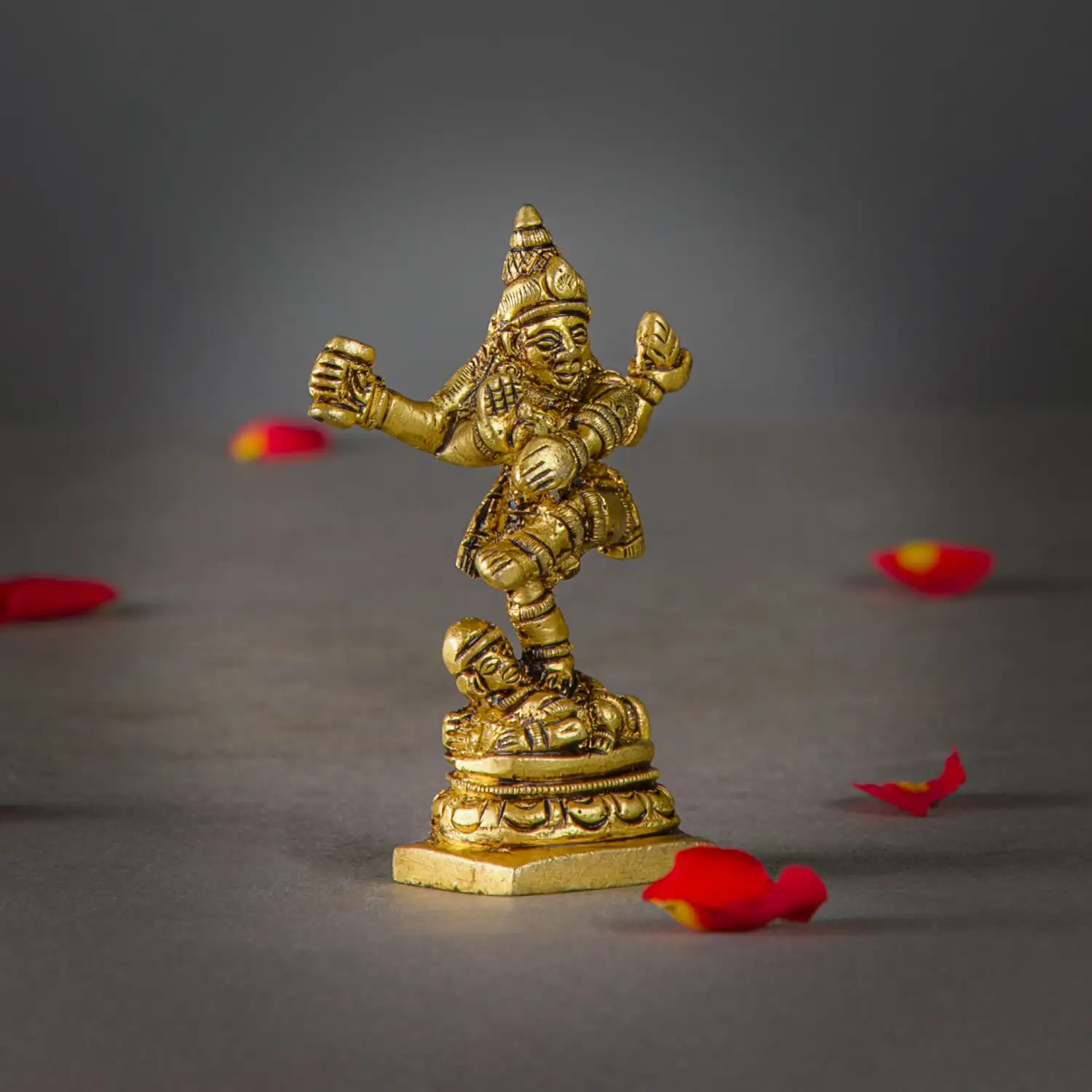 3 inches mini Brass Lord Shiva Natraja idol - image 3