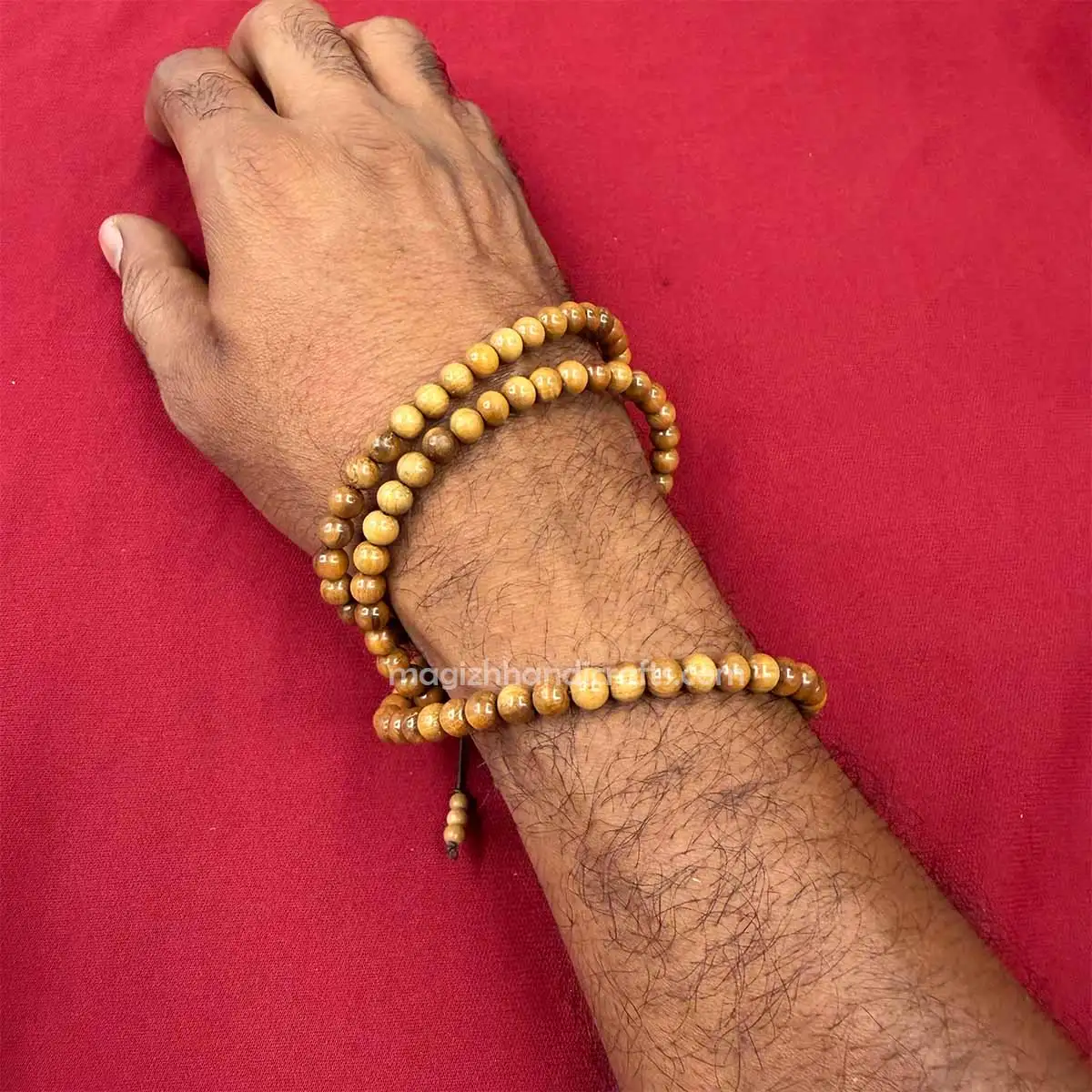 6mm Original Mysore Sandal wood mala – 108 beads - image 3