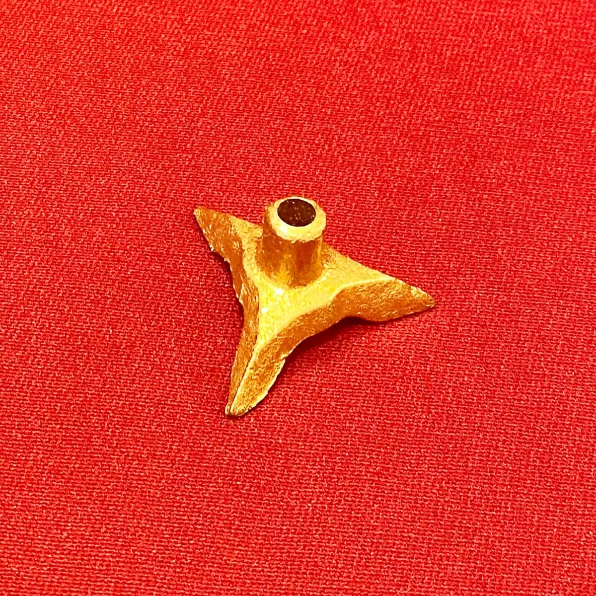 Brass Vilakku Thiri Holder - secondary