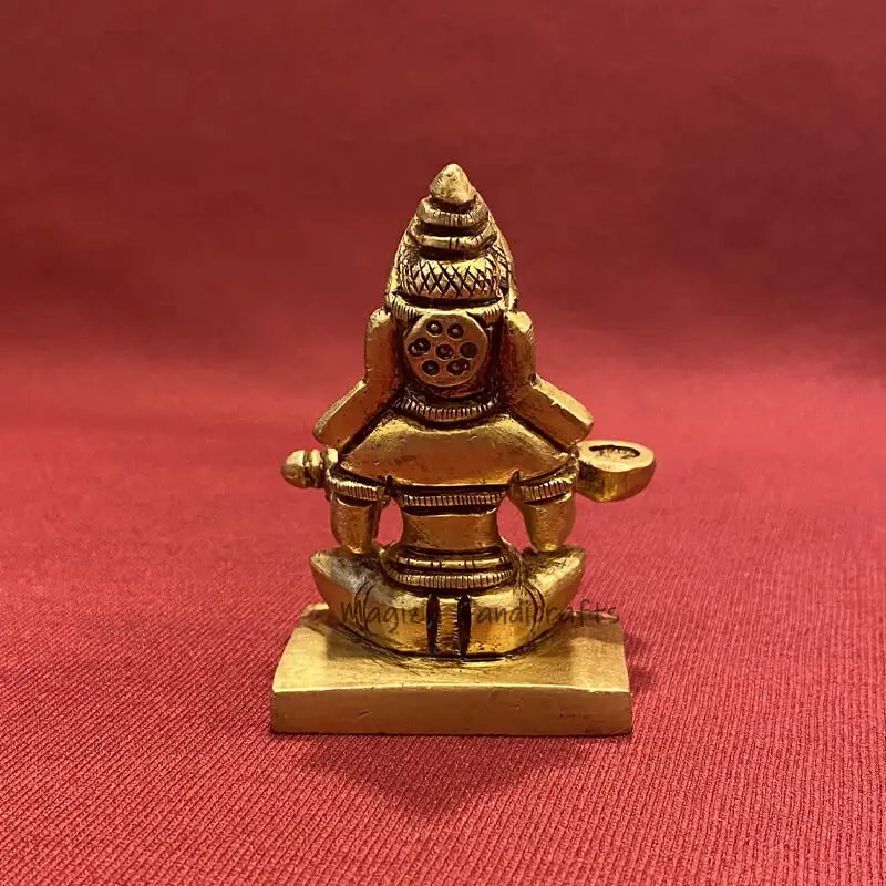 2.5 inches Brass Annapoorni amman with Spoon only - image 3