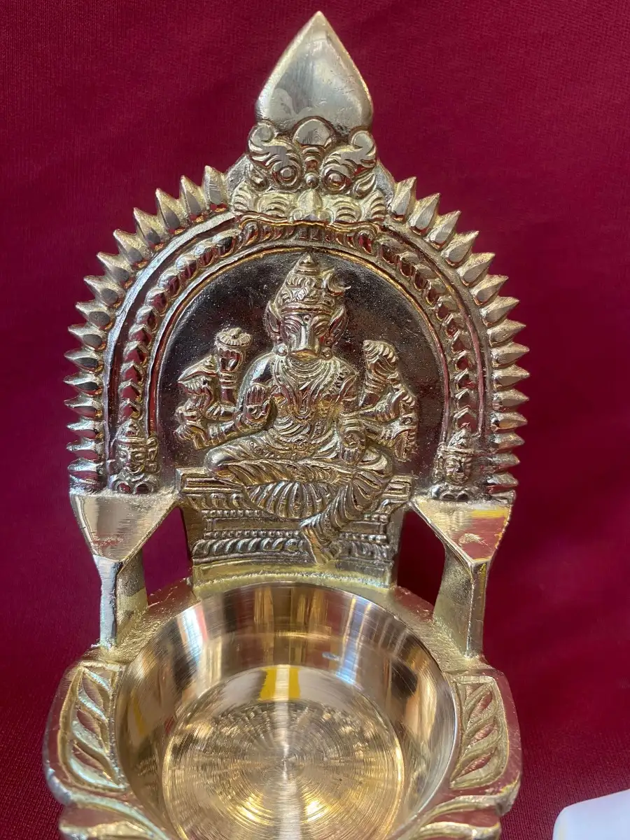 Brass Varahi amman vilakku - TK - image 1
