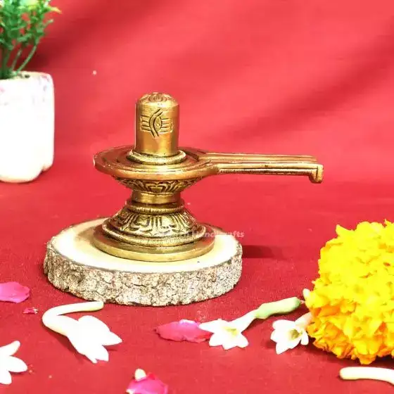 1 Feet Brass Sitting Lord Shiva Idol