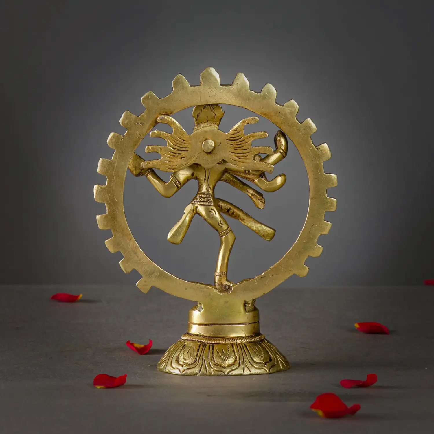 5 inches Brass Lord Natrajar Idol - image 4