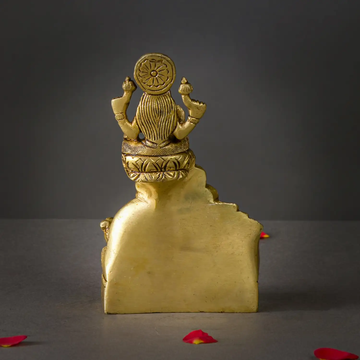 5.5 inches Brass Kuber Lakshmi with coins idol - image 4