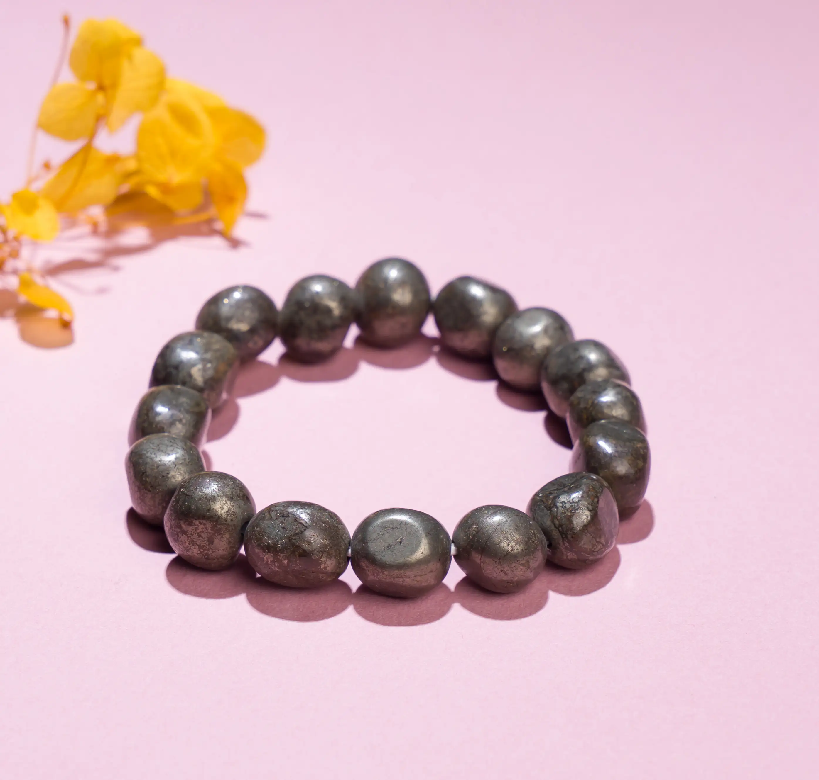 Pyrite crystal Tumble bracelet - image 1