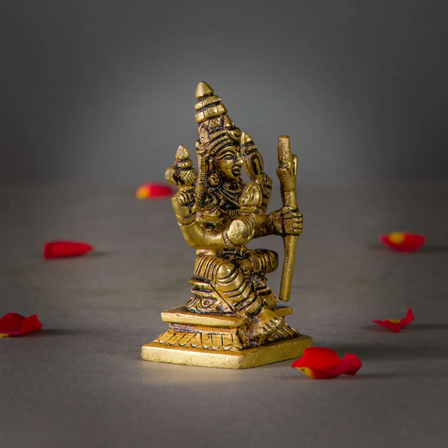 3 inches Brass Lalitha amman idol - secondary
