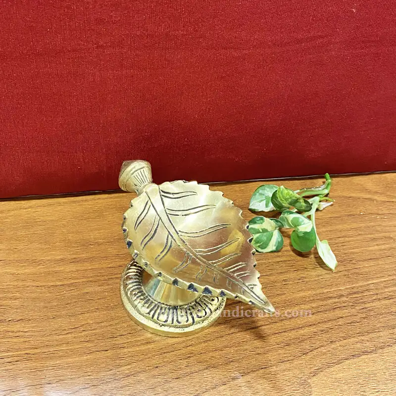 Brass Leaf Lamp inches 2.5 inches - secondary