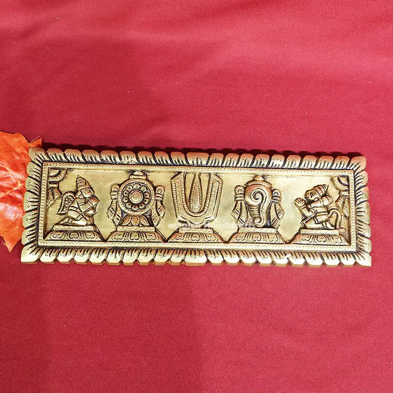 12 inches Brass Sangu Chakram wallhanging SC - secondary
