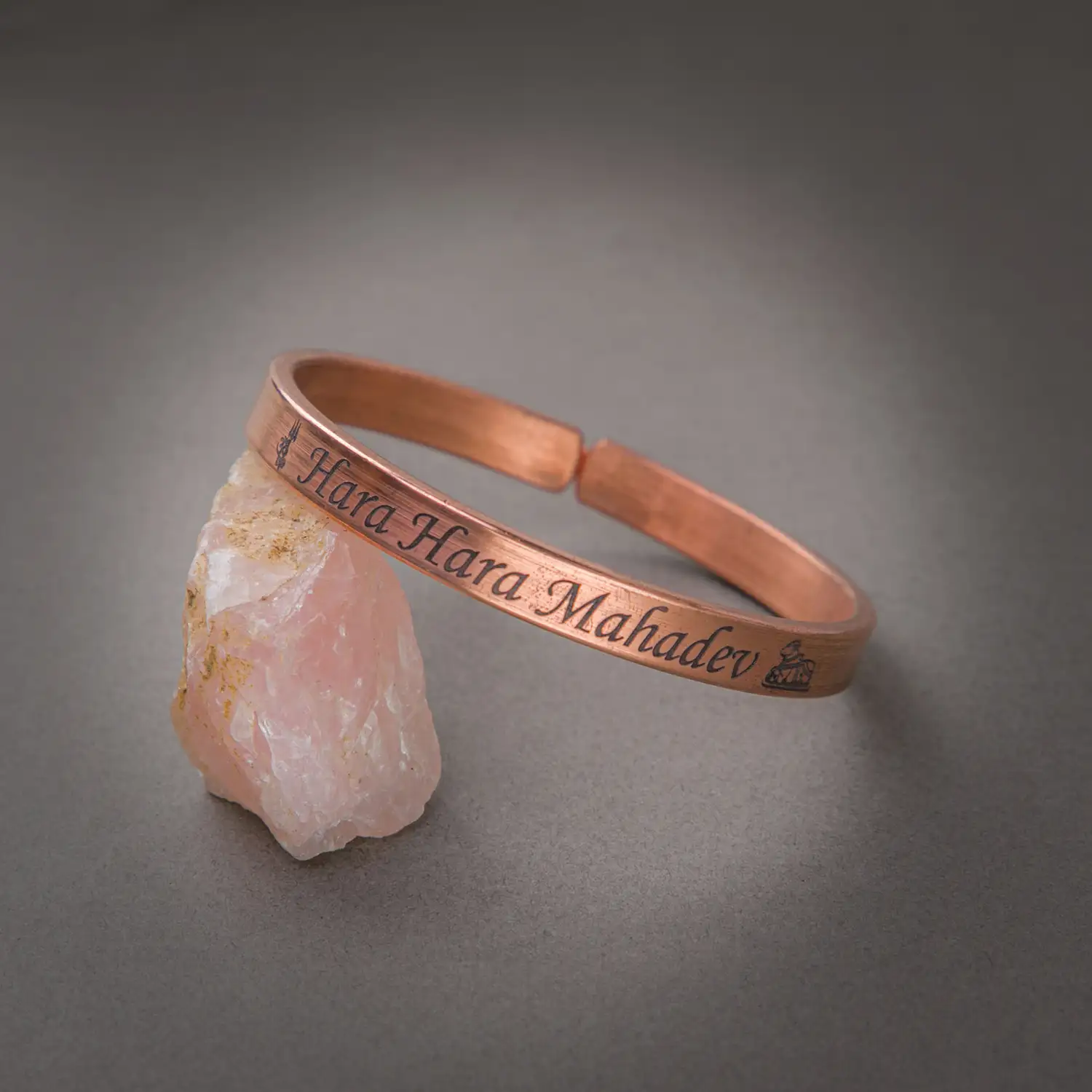 Hara Hara Mahadev Copper Bracelet