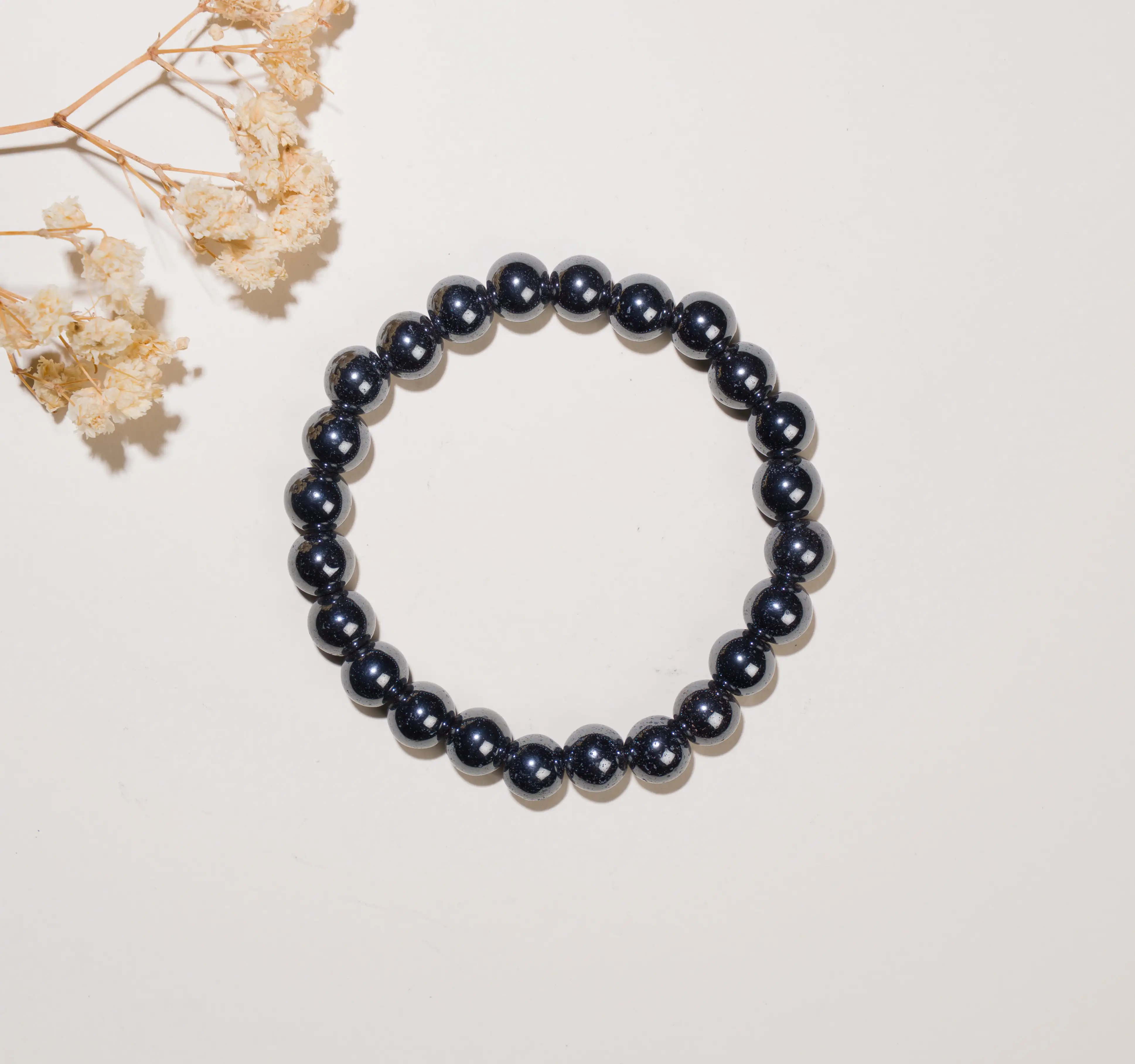 Hematite Crystal Bracelet (8 mm) - secondary