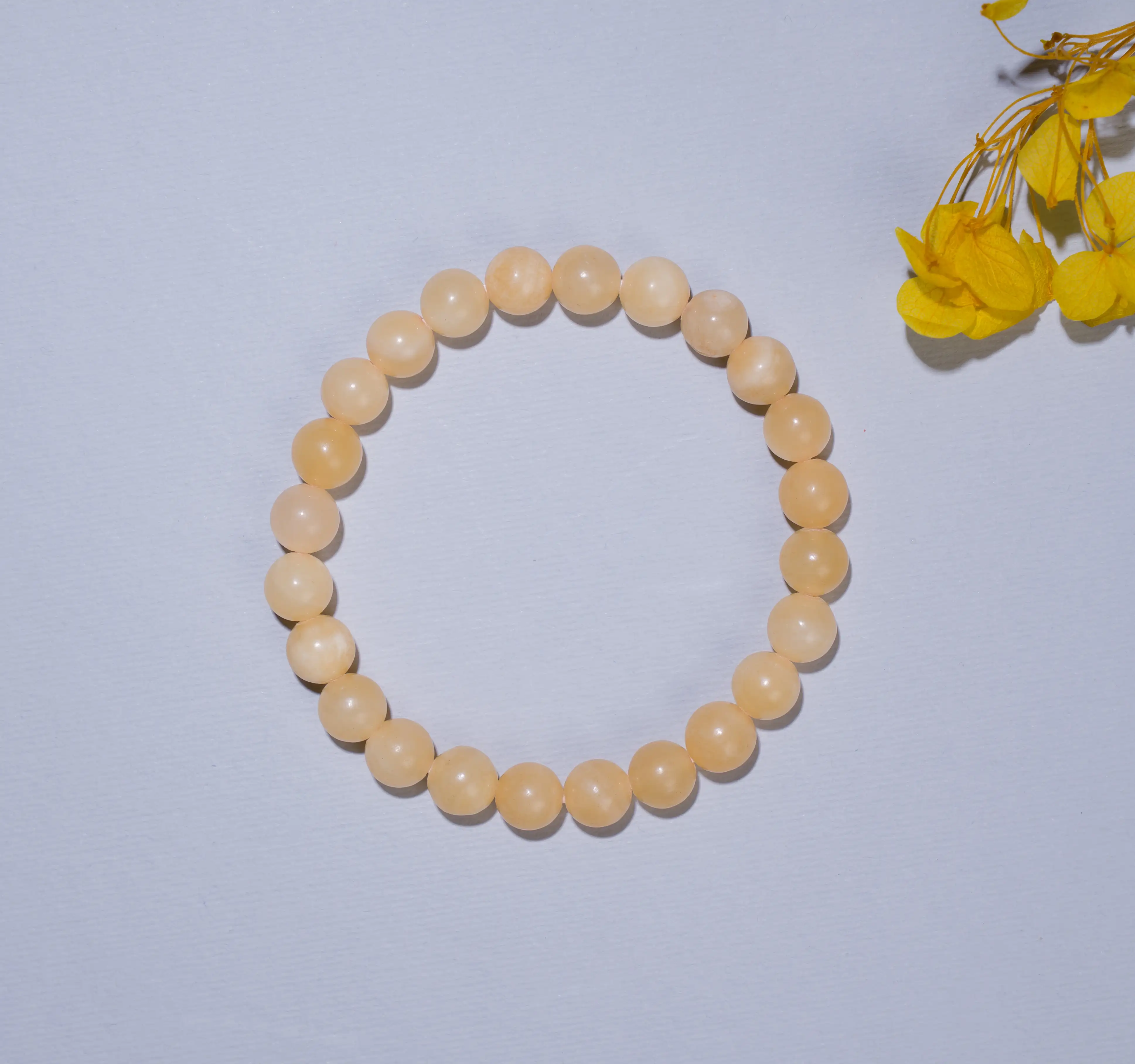 8mm Calcite crystal bracelet - secondary