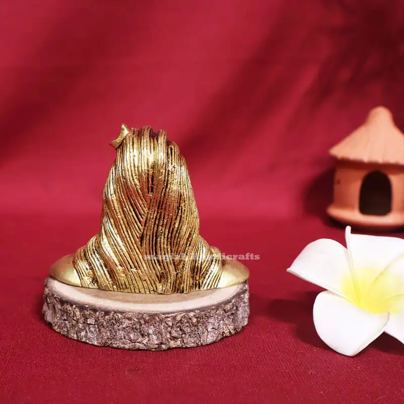 2.5 inches Brass Aadiyogi without Base idol - image 4