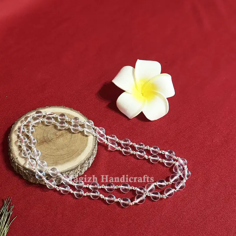 8mm Spadigam mala with silver 54 beads - secondary