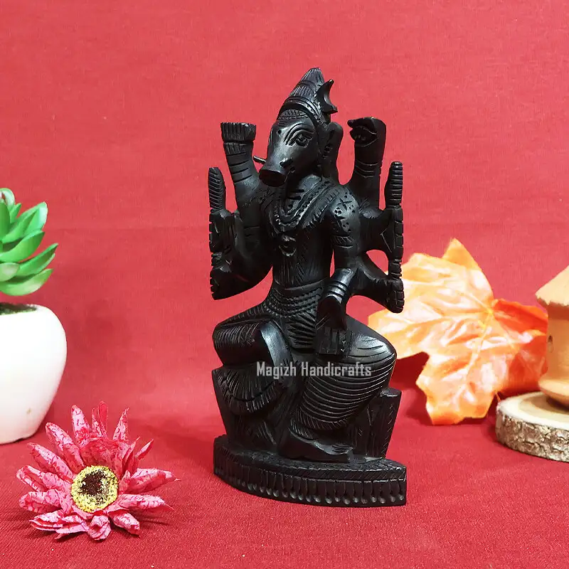 6 inches Karungali Varahi idol - image 3
