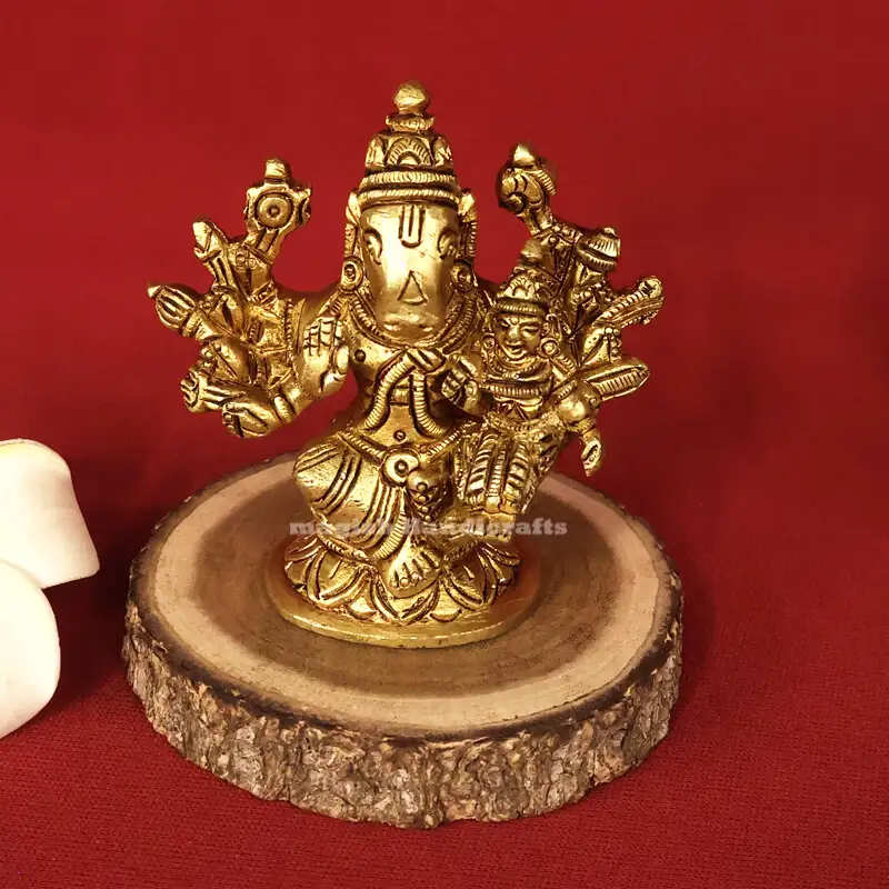 Brass Sitting Lakshmi Hayagriva idols