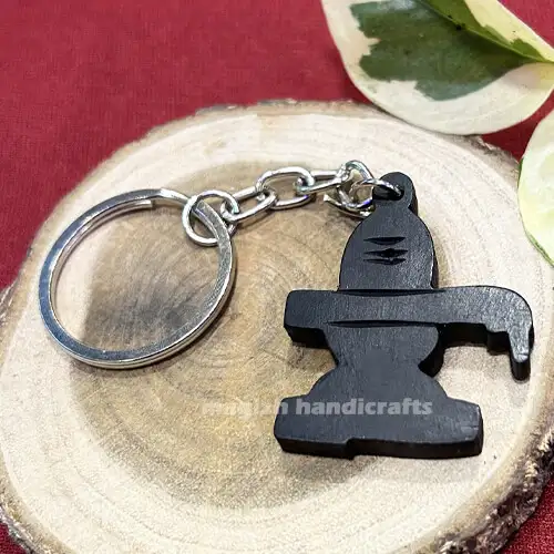 Original Karungali Shiv Lingam keychain - secondary
