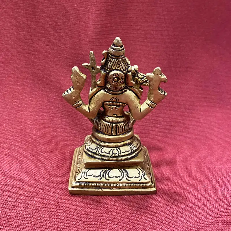 3.5 Inches Brass Kamatchi amman - image 4
