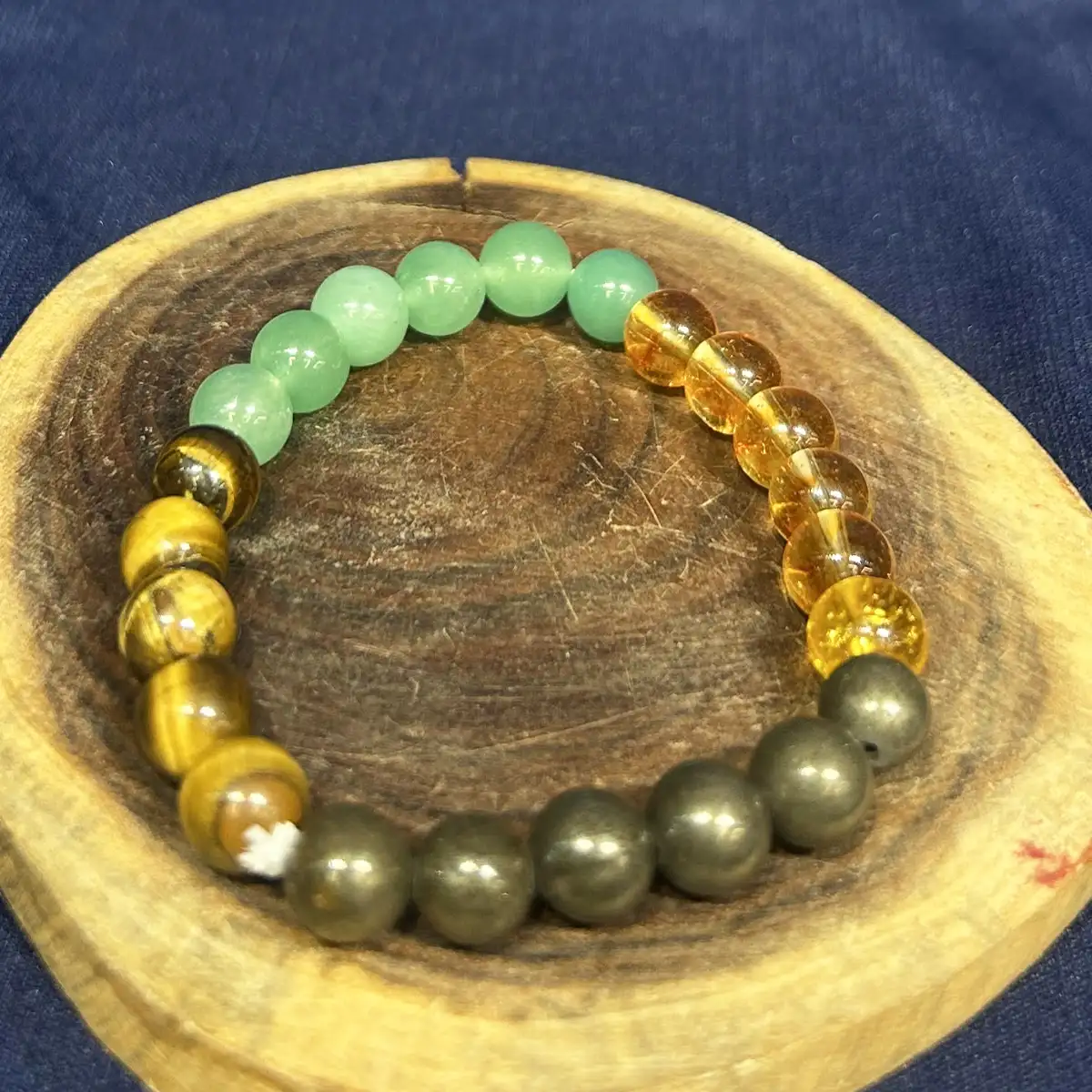 8mm Full Money Magnet Original Crystal stone Bracelet - image 3