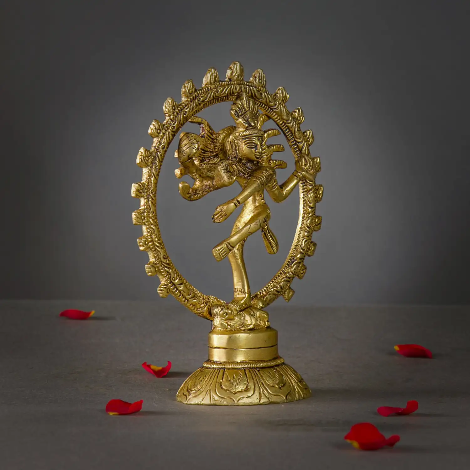5 inches Brass Lord Natrajar Idol - image 3
