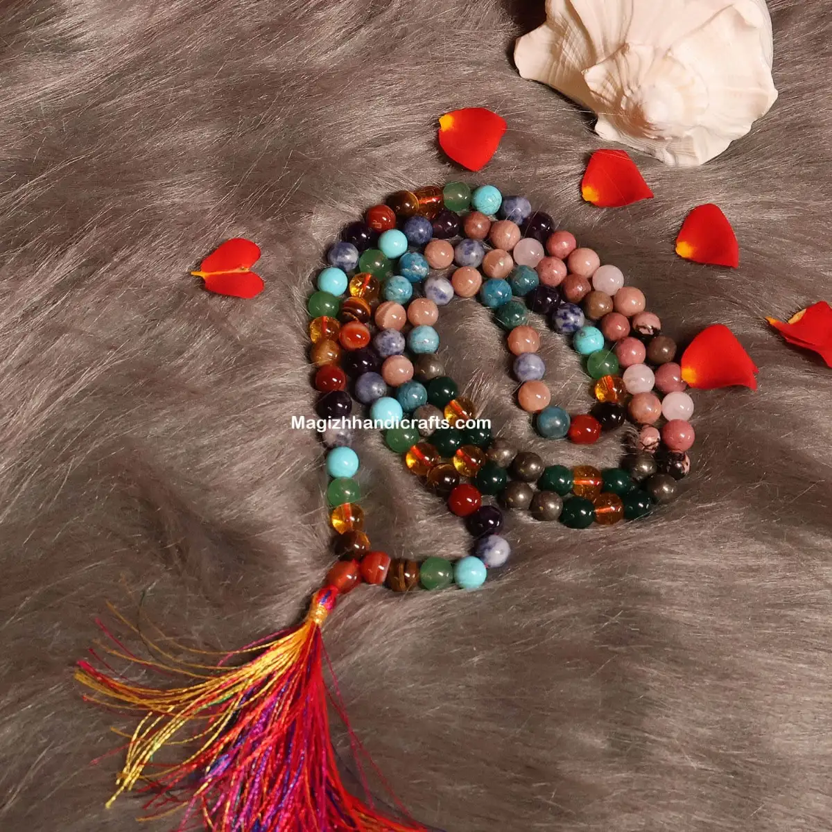 All in one crystal Stone mala - 8 mm - image 3