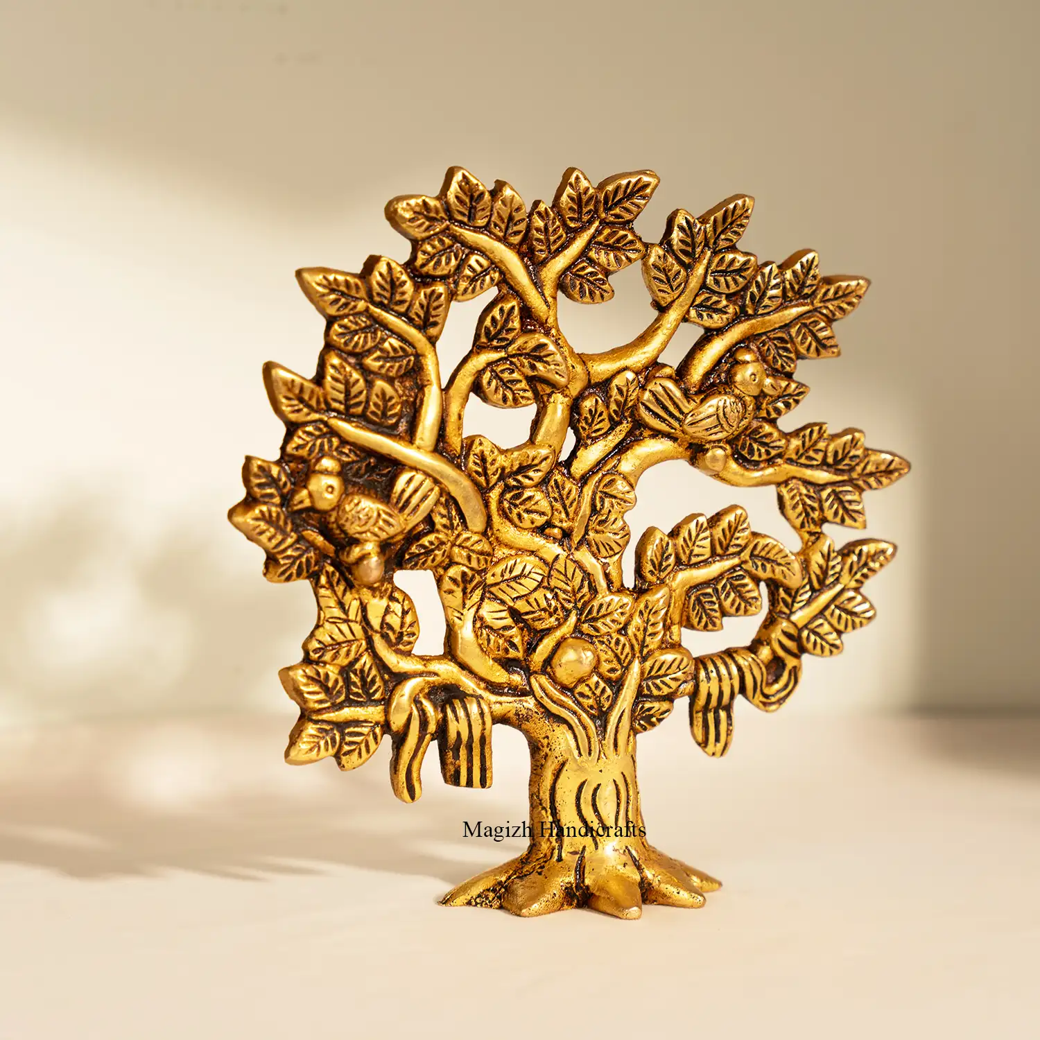 6 Inch Brass Kalpavriksha Tree of Life table top - image 3