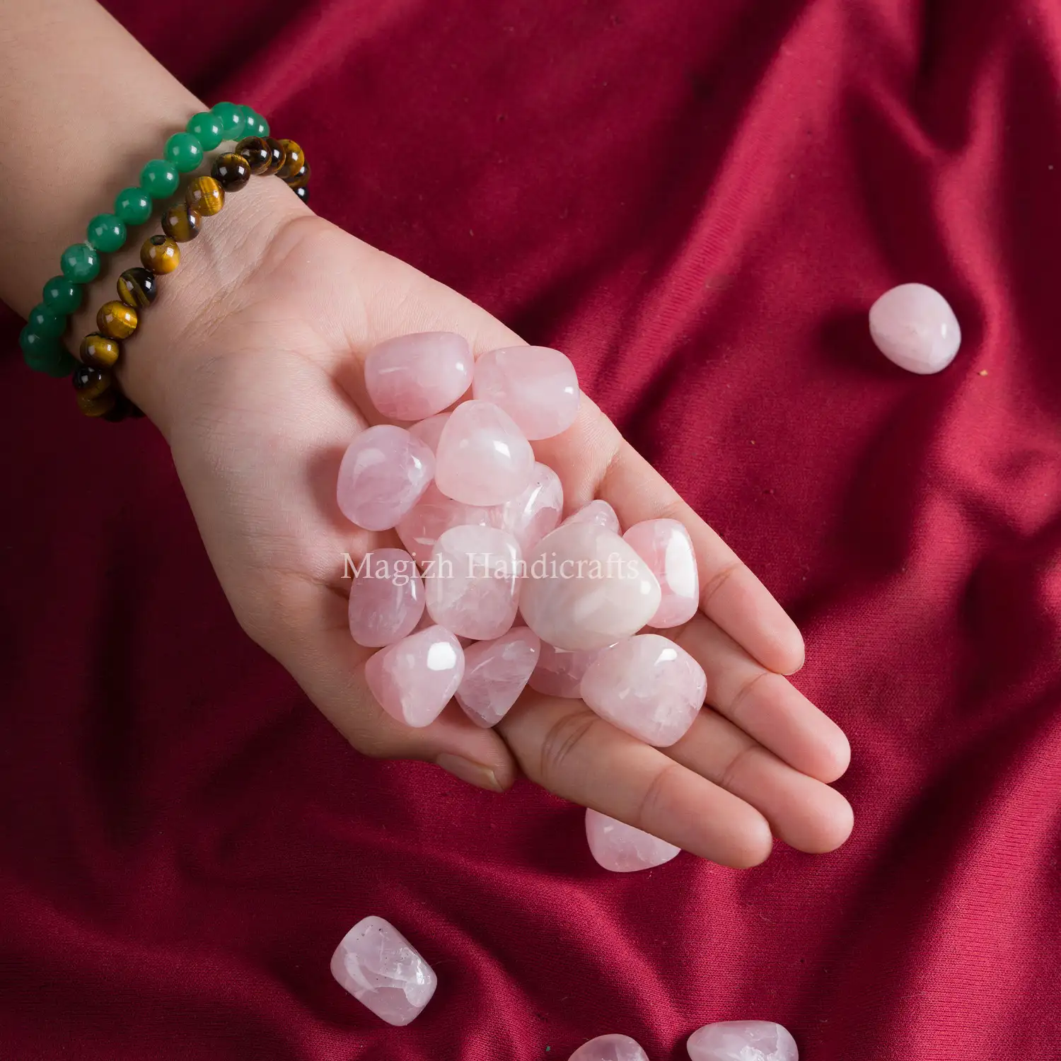 Rose Quartz tumble stones - image 3