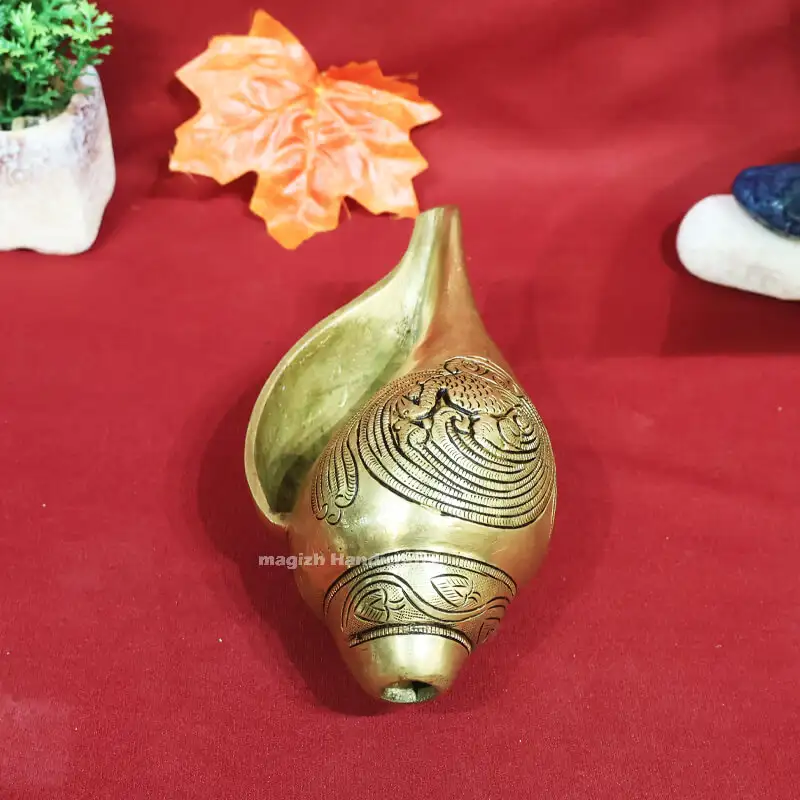 Vishnu and Lakshmi Brass Shangu Real Sound SC - image 4