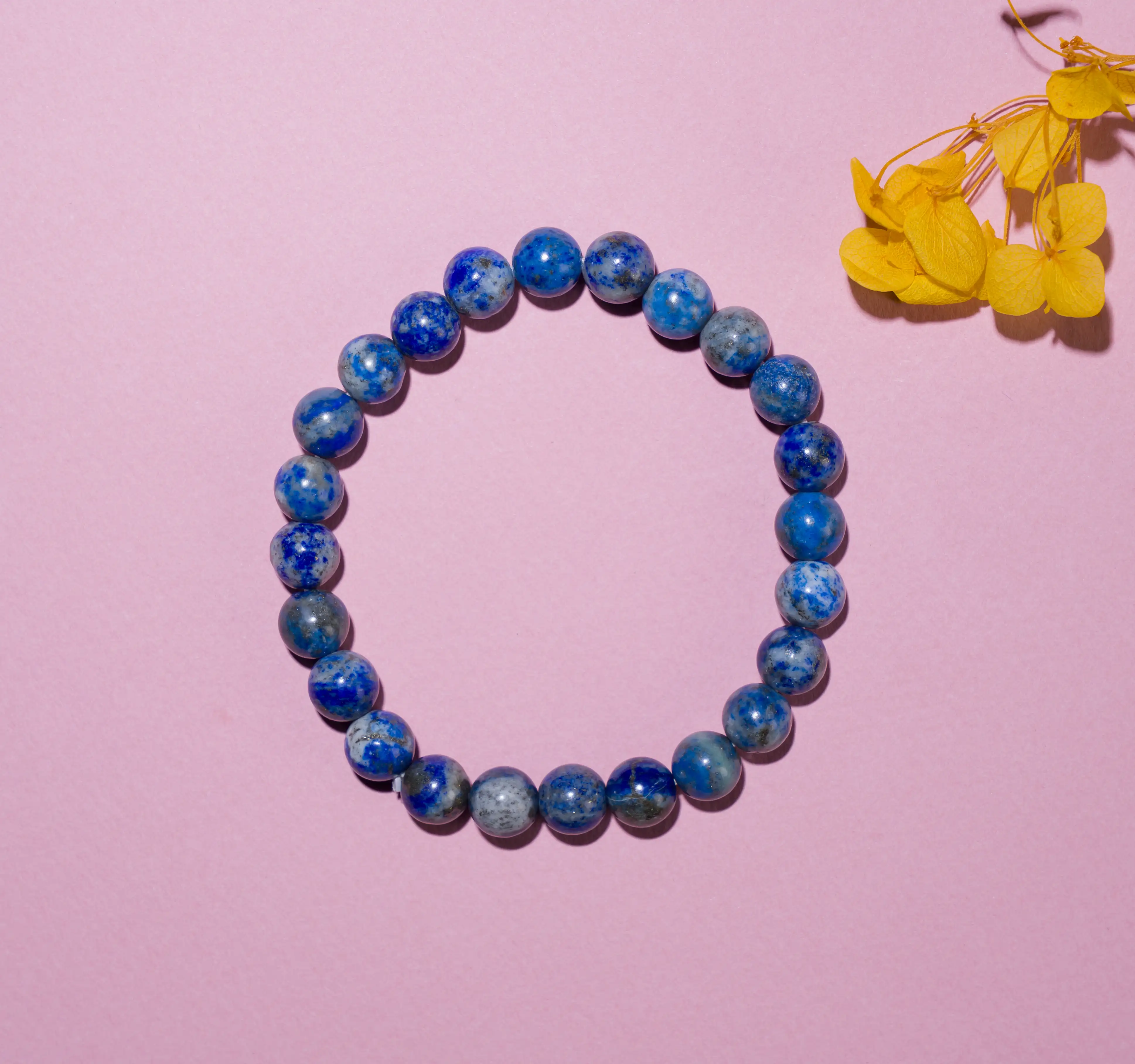 8mm Lapis lazuli Crystal stone Bracelet - secondary