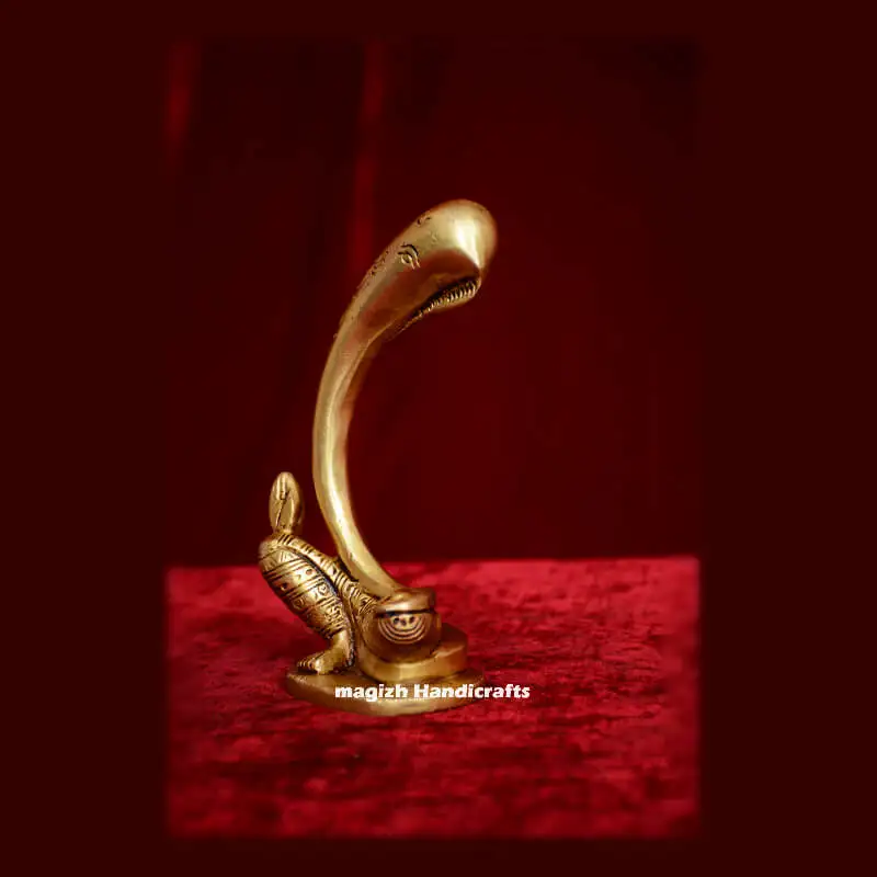 Brass Modern Ganesha side idol - image 2