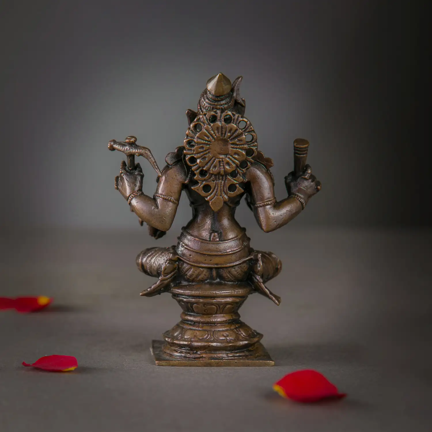 4 inches Copper 4 hands Varahi amman - secondary