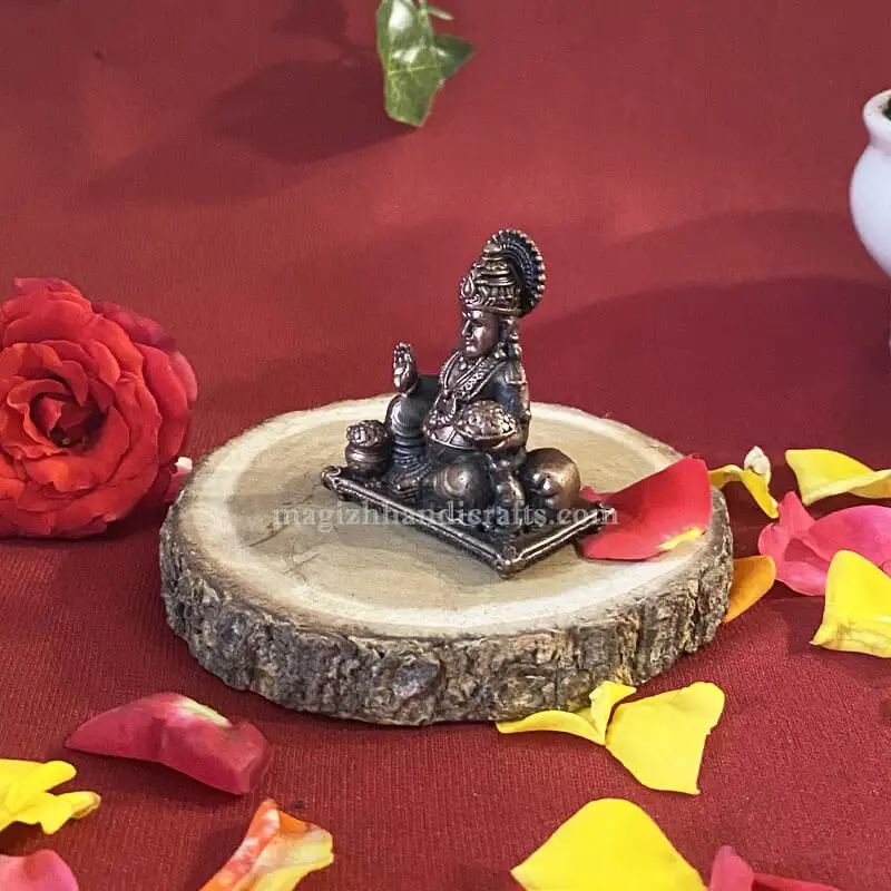 2 inches Copper Raja Kuberar idol - secondary