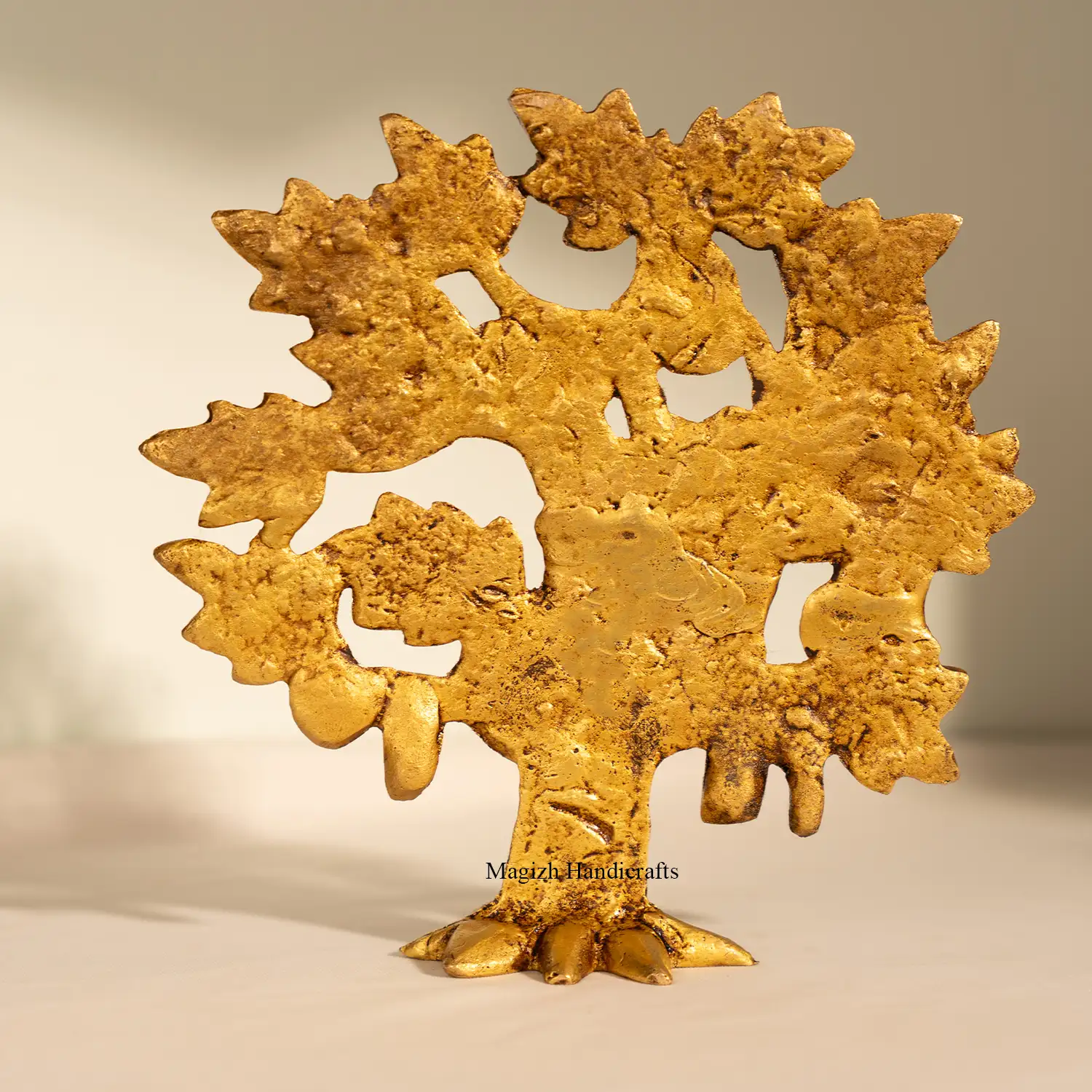 6 Inch Brass Kalpavriksha Tree of Life table top - image 4