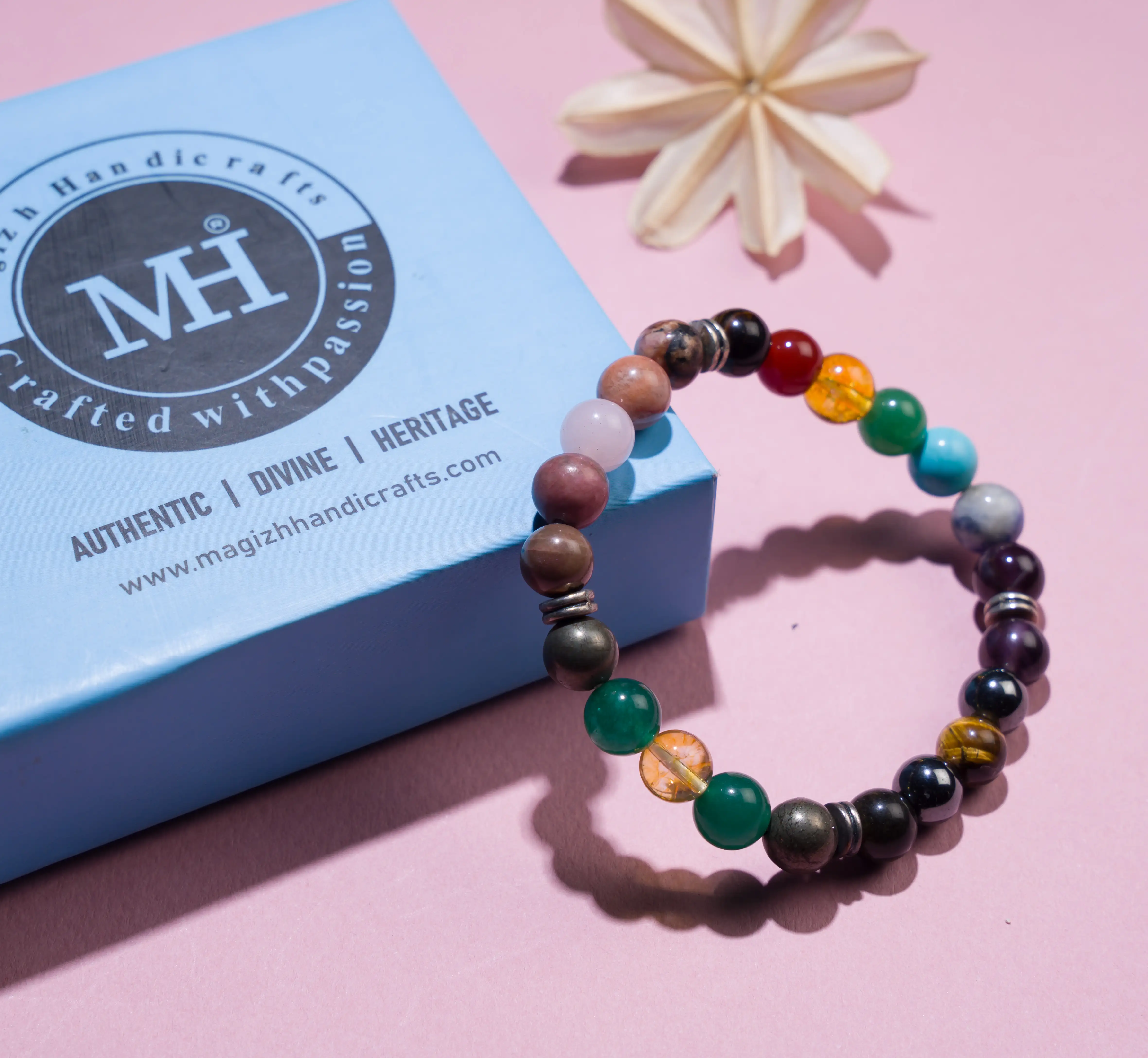 8mm all in one Triple Protection Crystal Bracelet - image 3