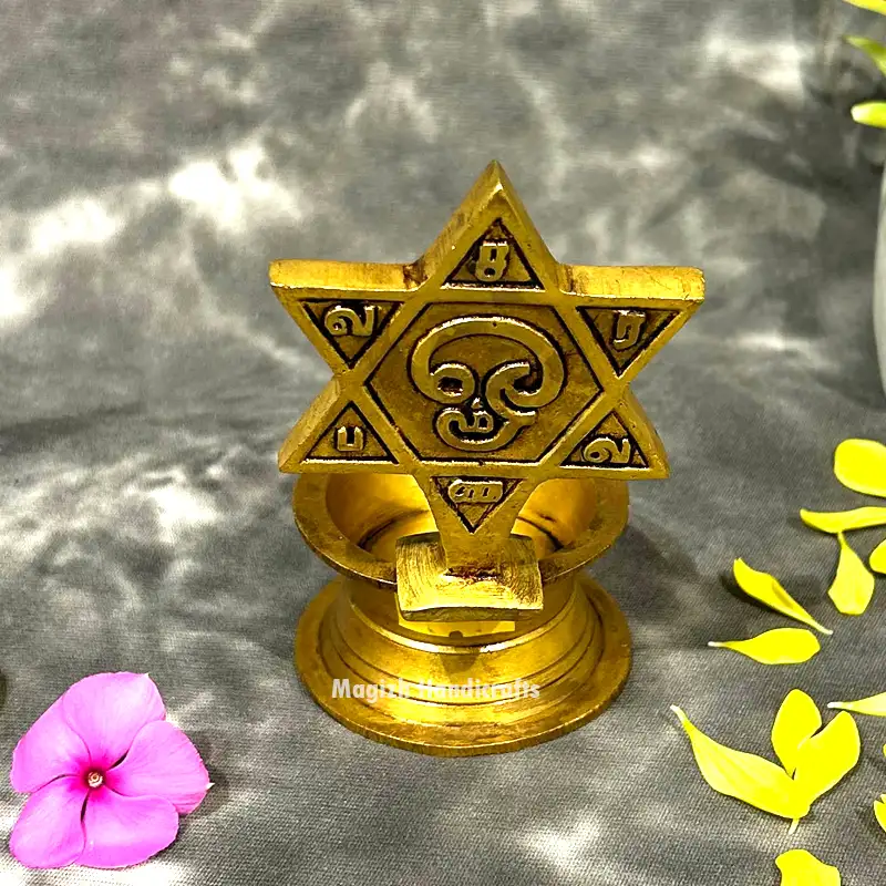 Brass Star Om Saravana bava vilakku - image 4