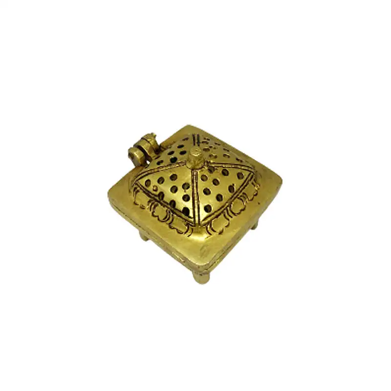 Brass small sambarani holder - image 3