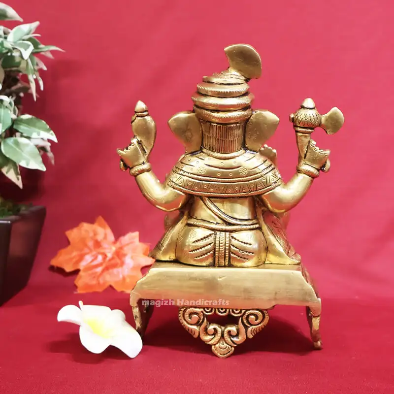 9 inches Pagdi Ganesha Idol SC - image 4