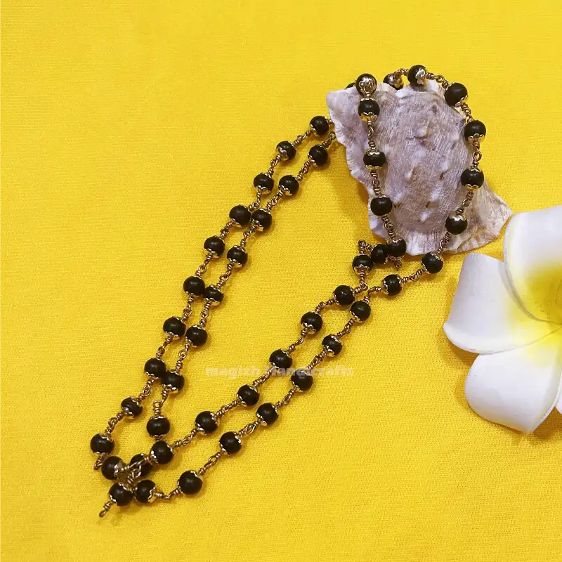 Original Capping Impon karungali mala - 6mm - secondary
