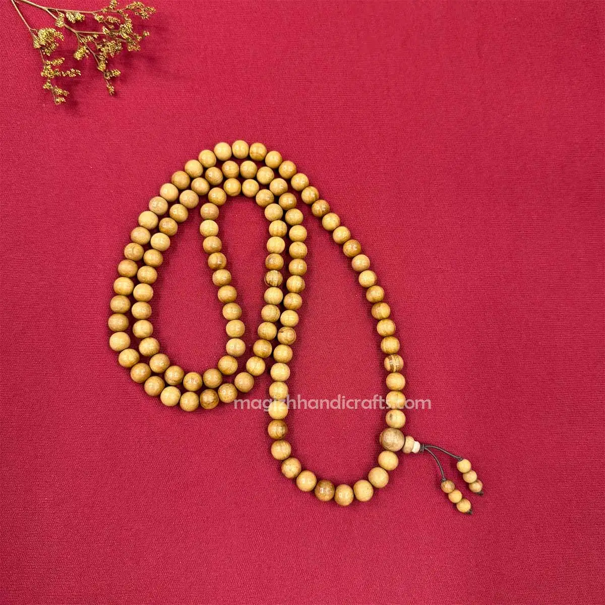 8mm Original Mysore Sandal wood mala – 108 beads